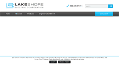 Desktop Screenshot of lake-shore-electric.com